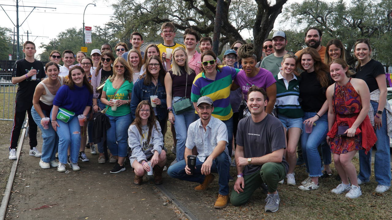 Tulane Property Law classes and Mardi Gras go together like purple